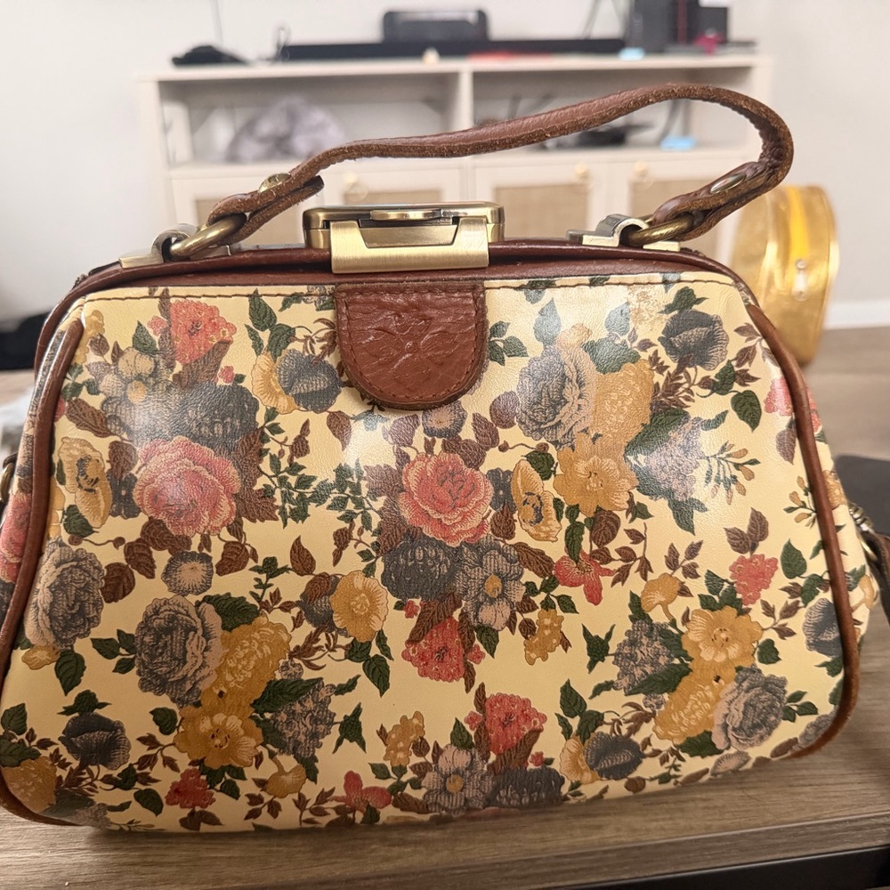 Patricia Nash Multicolor Floral Satchel